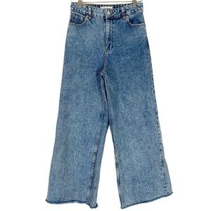 Mango Carol High Waist Wide Leg Jeans Size 2